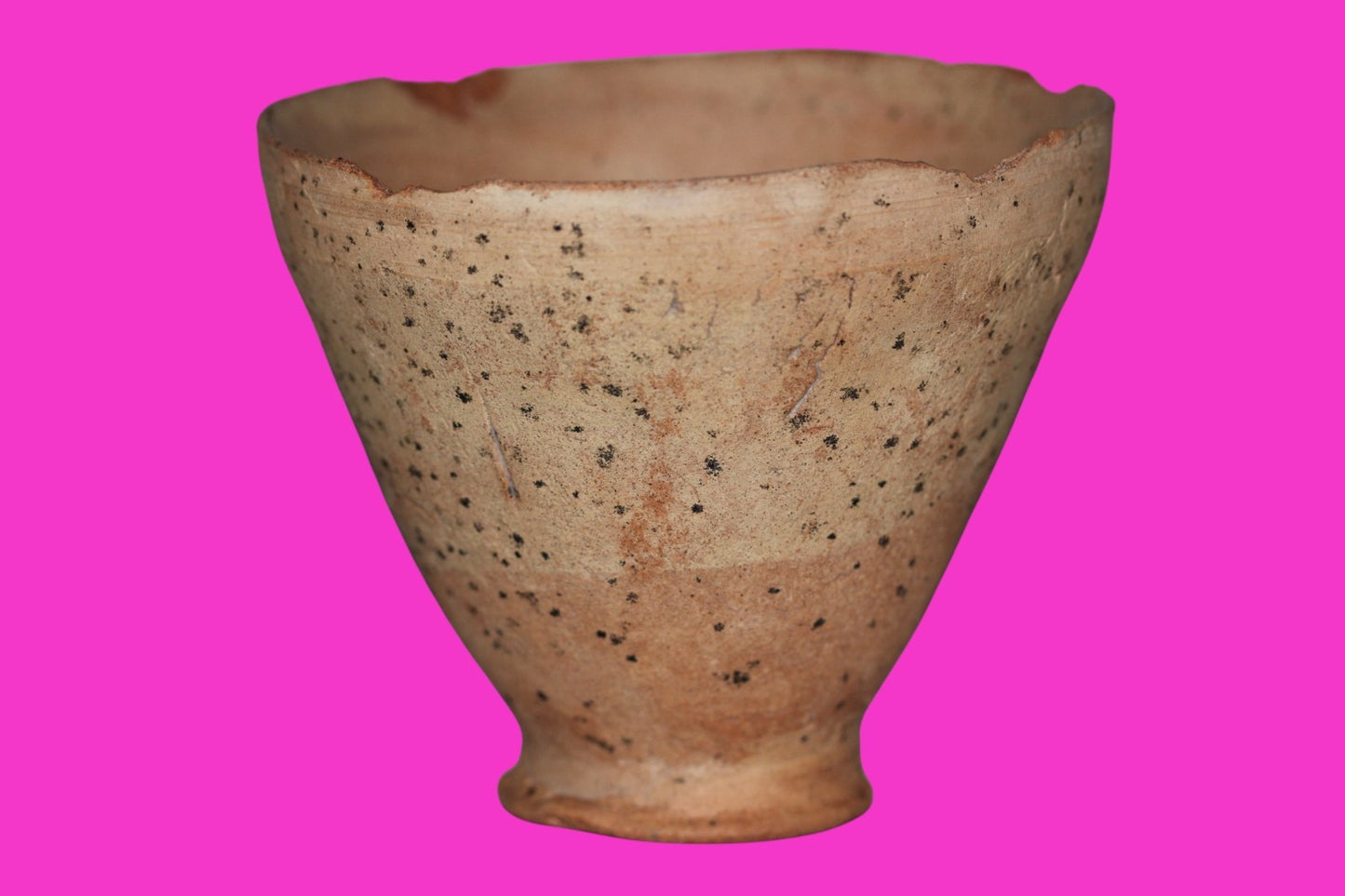 Time of Abraham Holy Land Artifact Ancient 4000 Year Old Cup  2000 BC COA J143