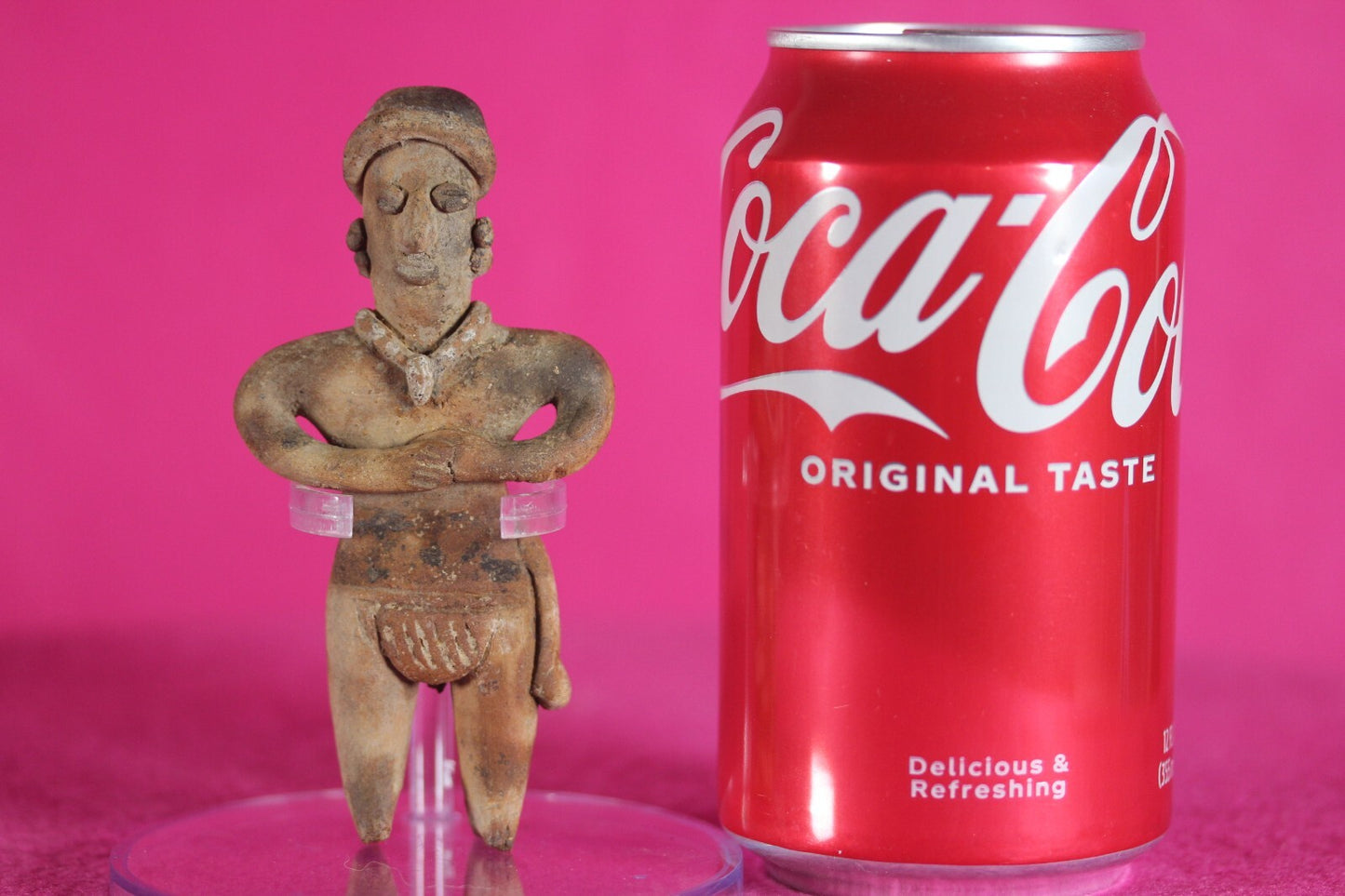 Authentic Pre Columbian Artifact Tomb Figure Colima Mexico 100 BC-250 AD COA 139