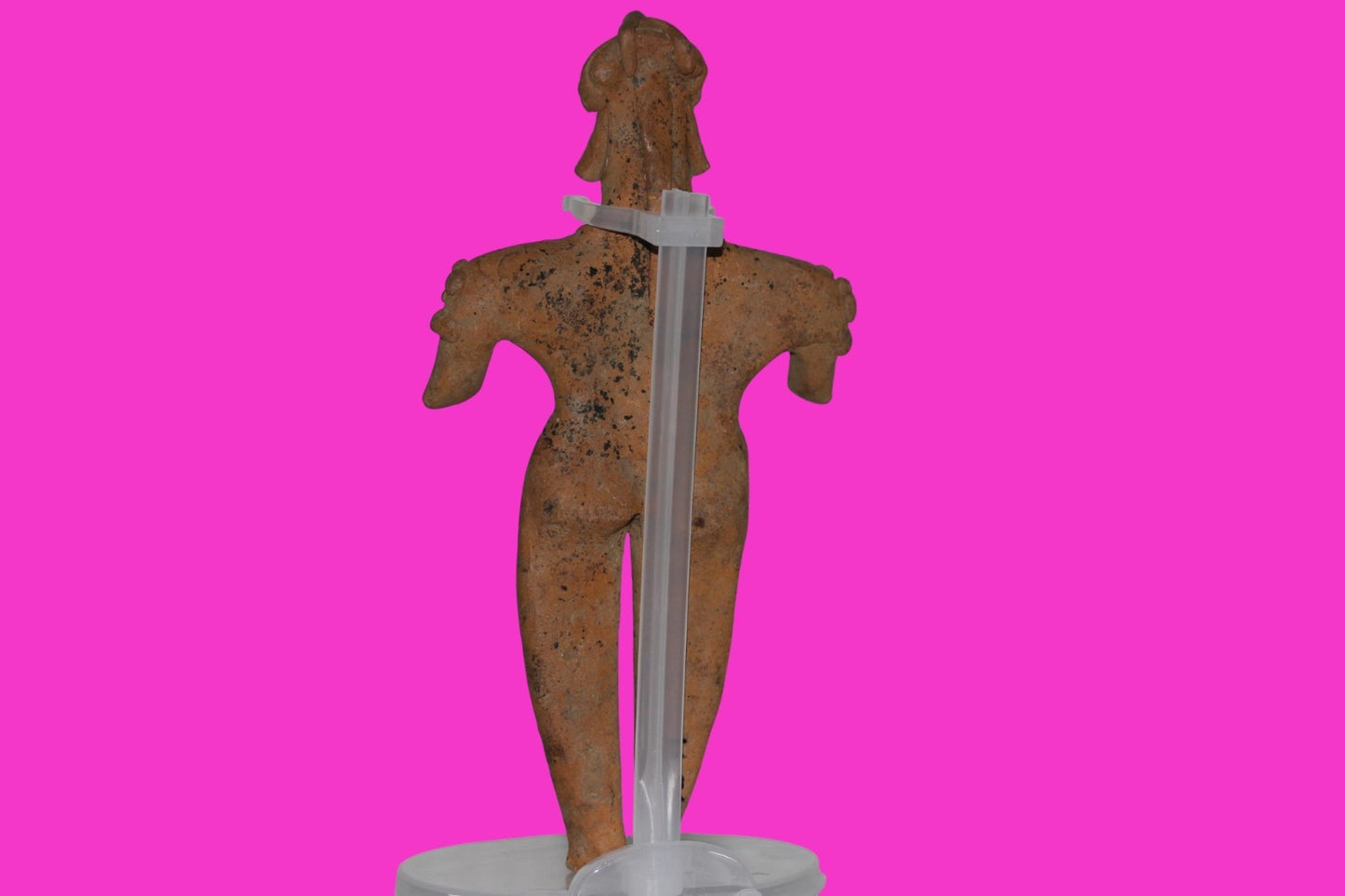 Pre Columbian Artifact 7 Inch Shaman Tomb Figure Colima Mexico 100 BC COA 234