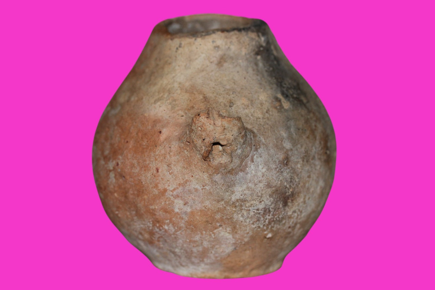 Time of Canaanites Holy Land Artifact Ancient 5500 Year Old Jar 3500 BC COA J144