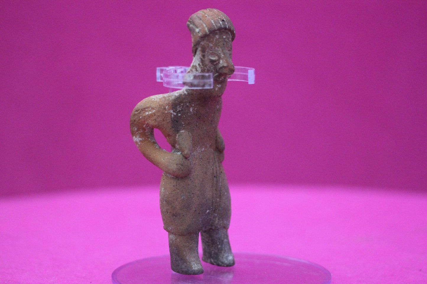 Authentic Pre Columbian Artifact Rare Grandma Tomb Figure Colima Mexico  COA 145
