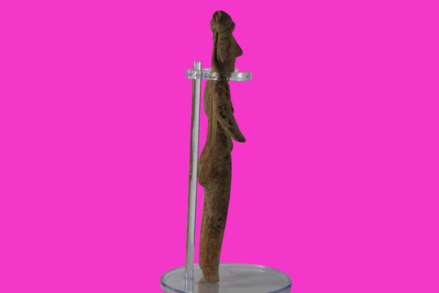 Pre Columbian Artifact 7 Inch Tall Shaft Tomb Figure Colima Mexico 100BC COA 284