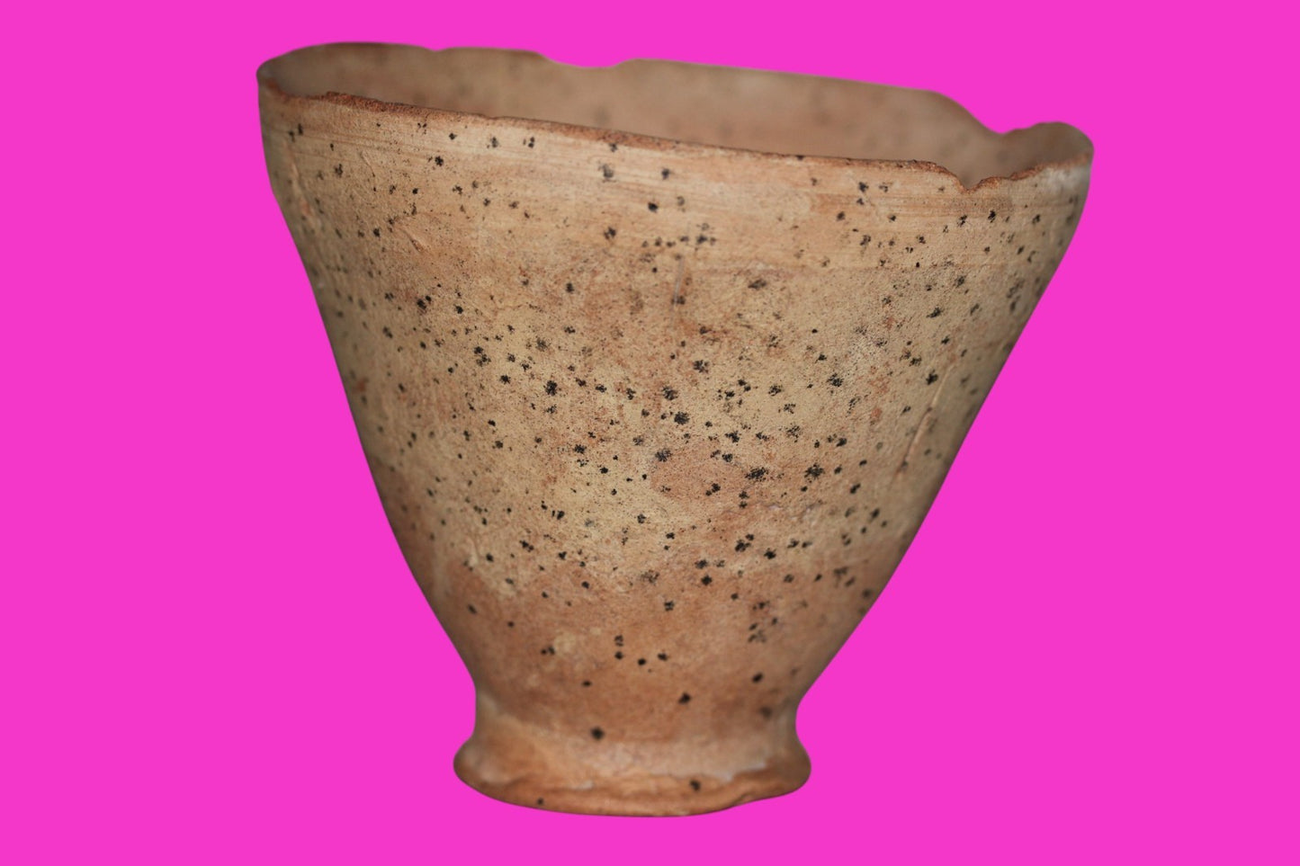 Holy Land Artifact Ancient 4000 Year Old Cup Time of Abraham 2000 BC COA J143