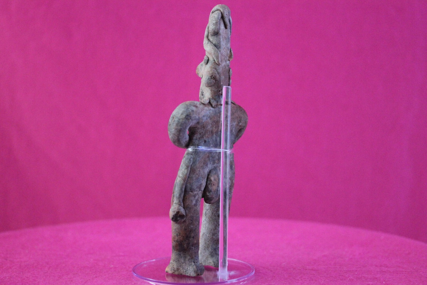 Authentic Pre Columbian Artifact Tomb Figure Colima Mexico 100 BC-250 AD COA 161