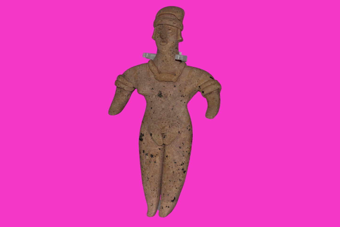 Pre Columbian Artifact 6 inch Female Tomb Figure Colima Mexico 100 BC COA 259