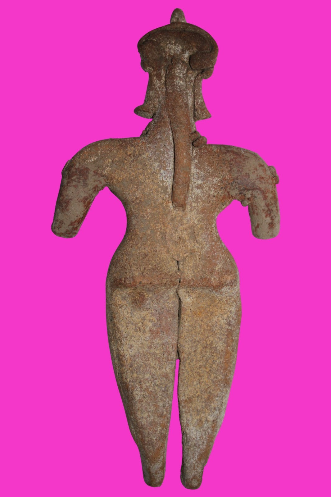Pre Columbian Artifact 7 Inch Female Tomb Figure Colima Mexico 100 BC COA 241
