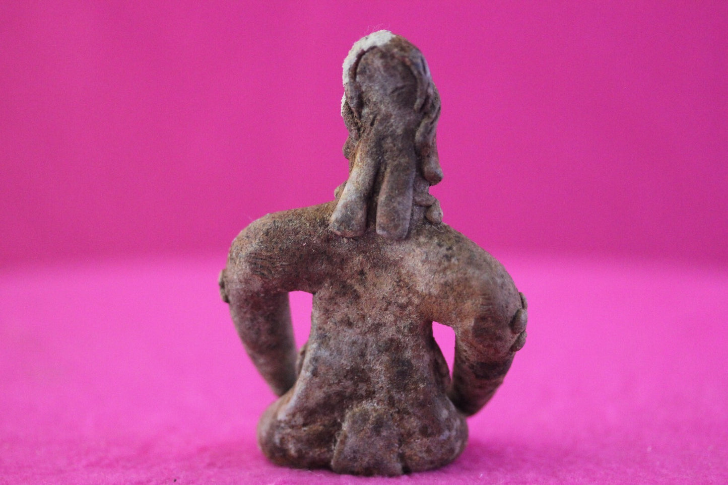 Authentic Pre Columbian Artifact Rare Seated Tomb Figure Colima Mexico COA 179