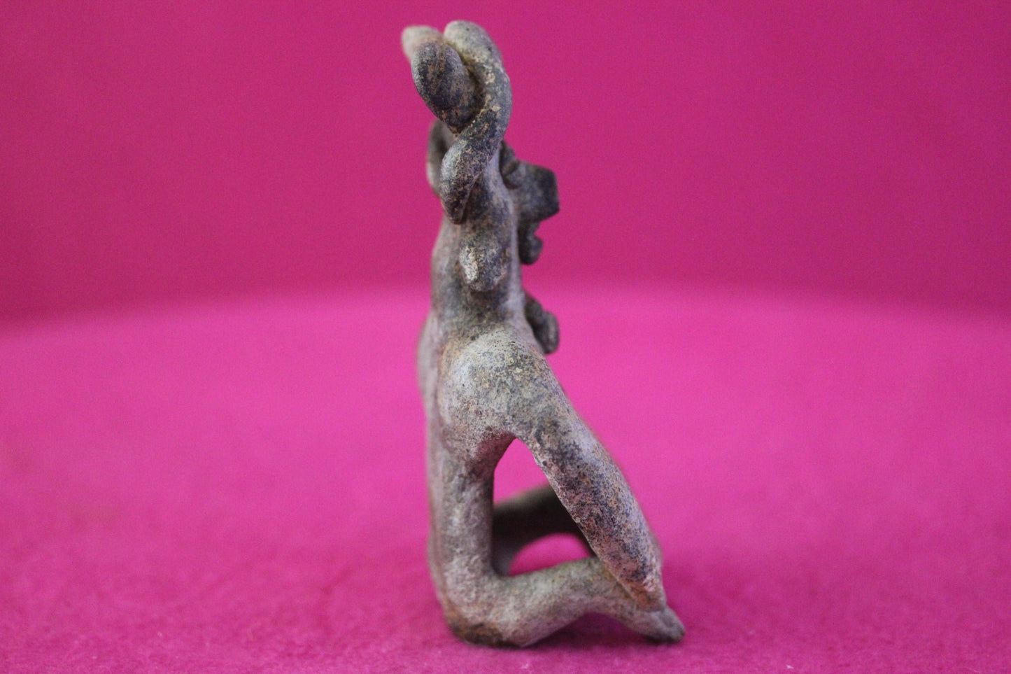 Authentic Pre Columbian Artifact Rare Skirted Tomb Figure Colima Mexico COA 184