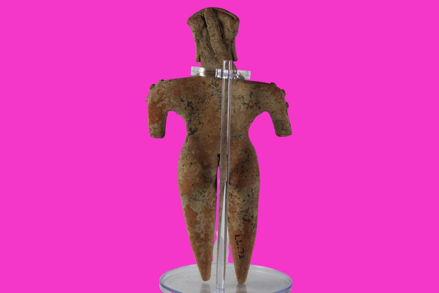 Pre Columbian Artifact 7 Inch Tall Shaft Tomb Figure Colima Mexico 100BC COA 284