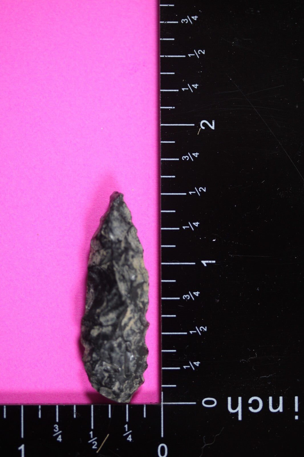 Pre Columbian Artifact Authentic Aztec Arrowhead Battle of Mexico City COA 04