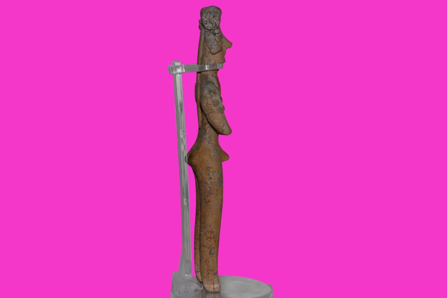 Pre Columbian Artifact 8 Inch Shaman Tomb Figure Colima Mexico 100 BC COA 249