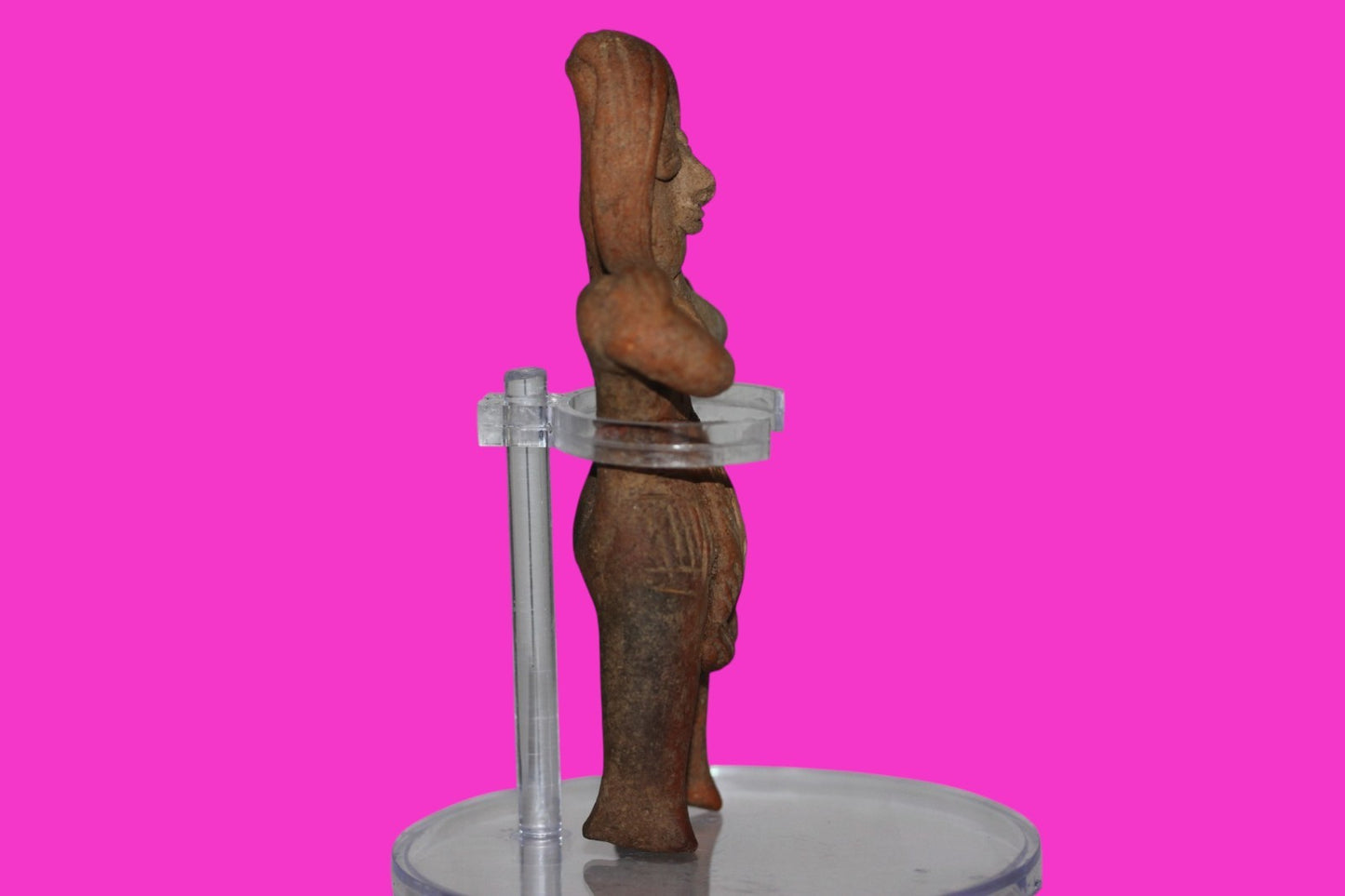 Authentic Pre Columbian Artifact Pretty Lady Tomb Figure Colima Mexico COA 13