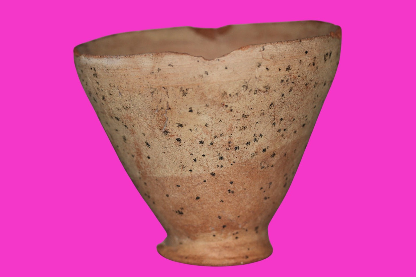Holy Land Artifact Ancient 4000 Year Old Cup Time of Abraham 2000 BC COA J143