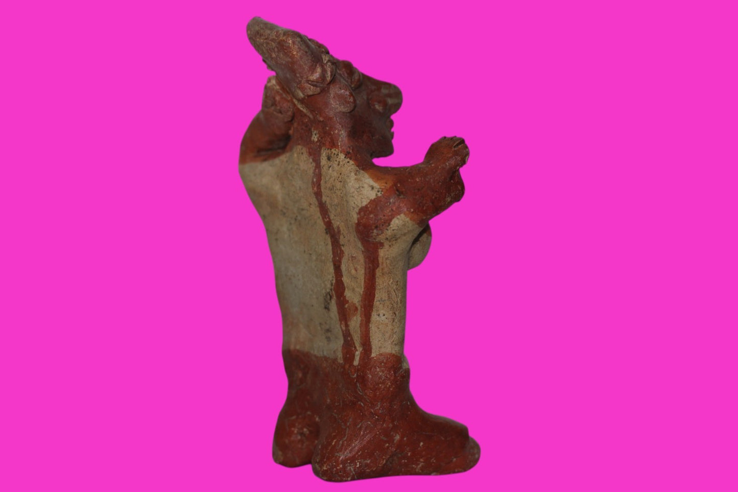 Pre Columbian Genuine Artifact Female Jalisco Figure Mexico 250BC-1000AD COA 209