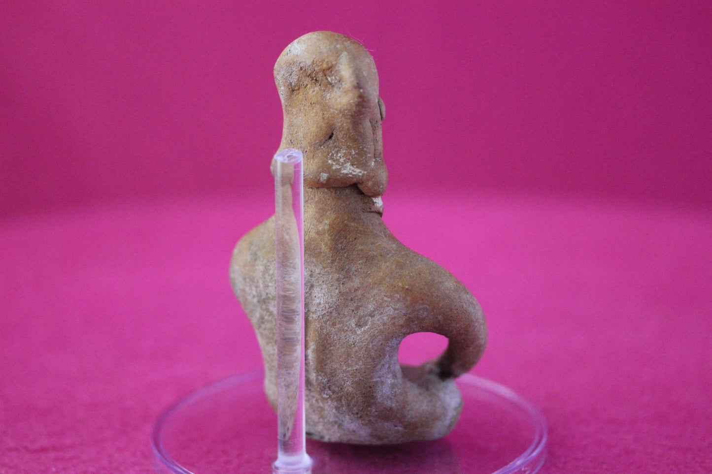 Authentic Pre Columbian Artifact Rare Seated Tomb Figure Colima Mexico COA 187