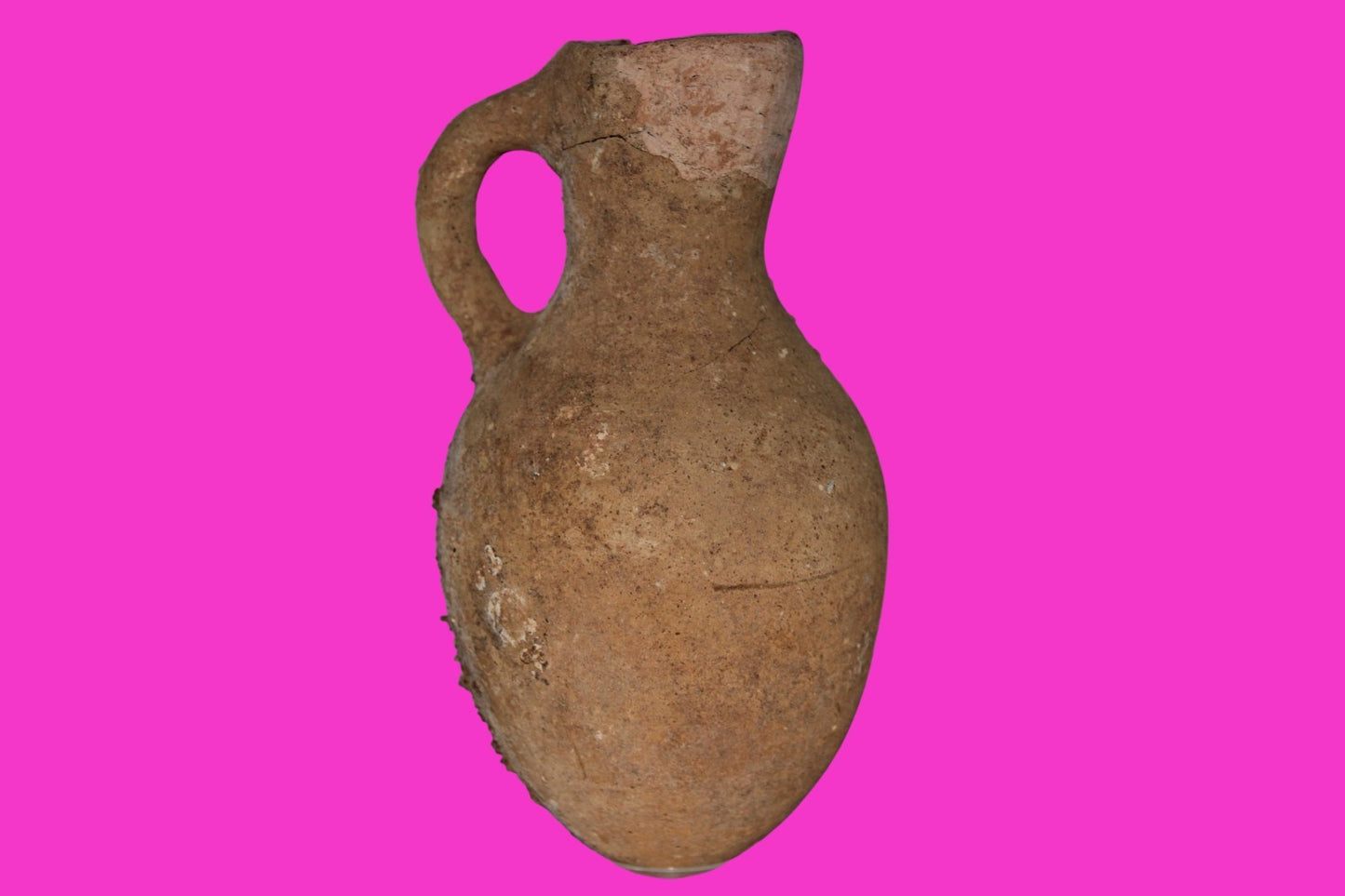 Ancient Holy Land Artifact King David Era Jug Land of Jesus Christ 1000 BC COA 8