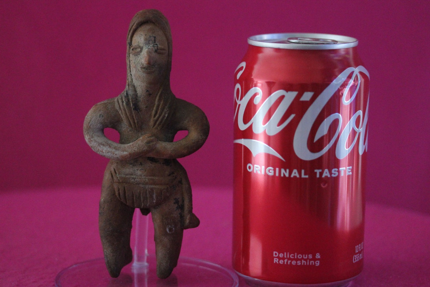 Pre Columbian Artifact Authentic Pretty Lady Tomb Figure Colima Mexico COA 196