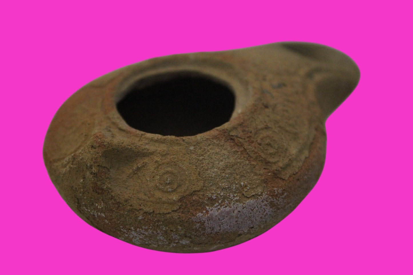 Ancient Holy Land Oil Lamp Artifact From Jesus Christ Home Land 100-500AD COA 50