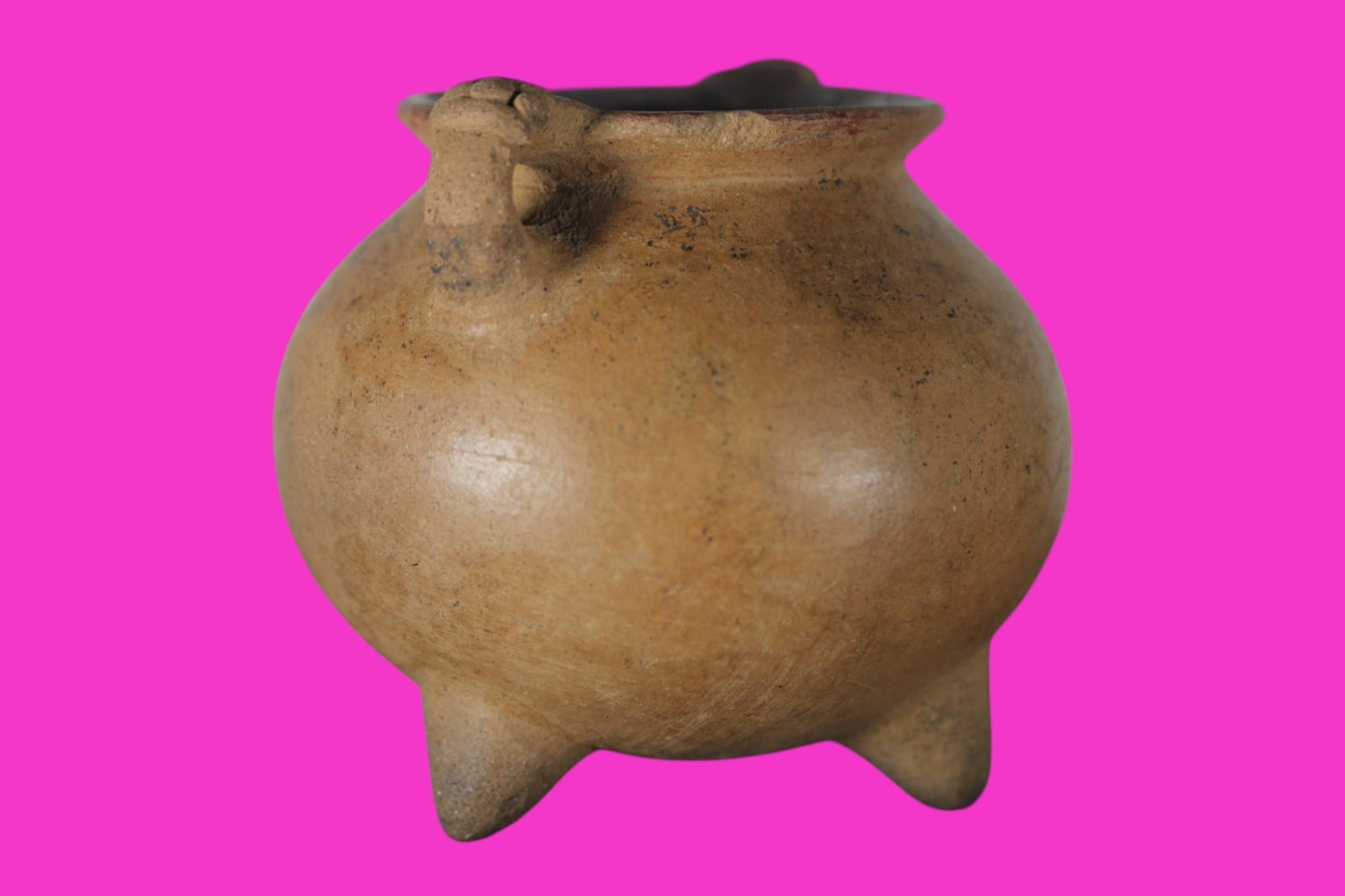 Authentic Pre Columbian Artifact  Tripod Bowl Nicoya Costa Rica 700 AD COA J07