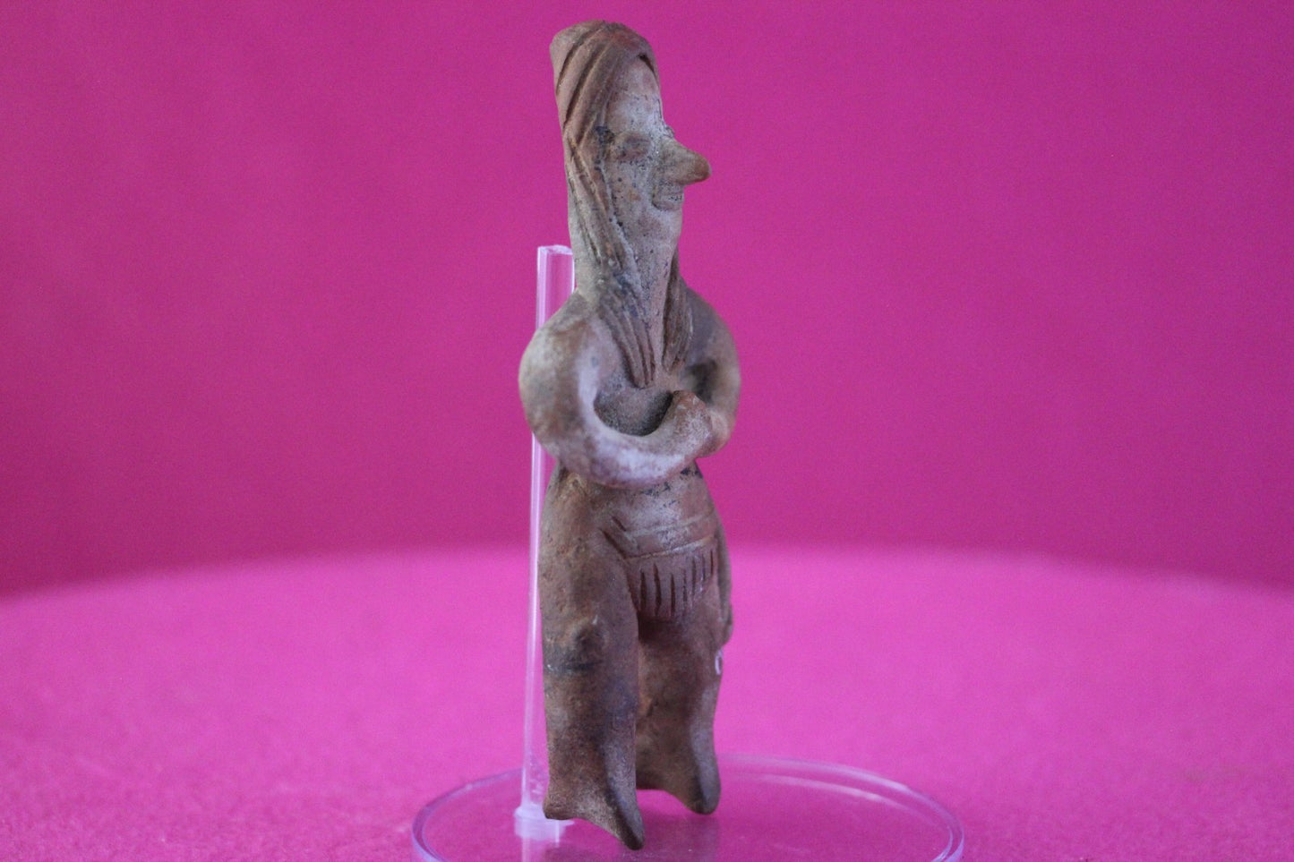 Pre Columbian Artifact Authentic Pretty Lady Tomb Figure Colima Mexico COA 196