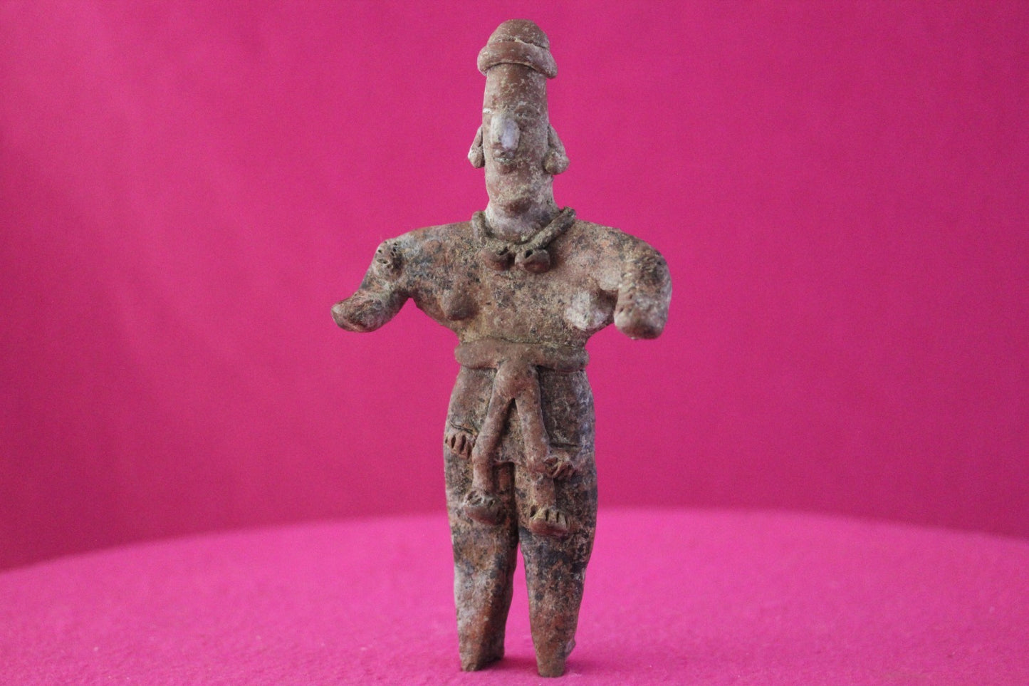 Pre Columbian Artifact Authentic Lady Shaman Tomb Figure Colima Mexico COA 202