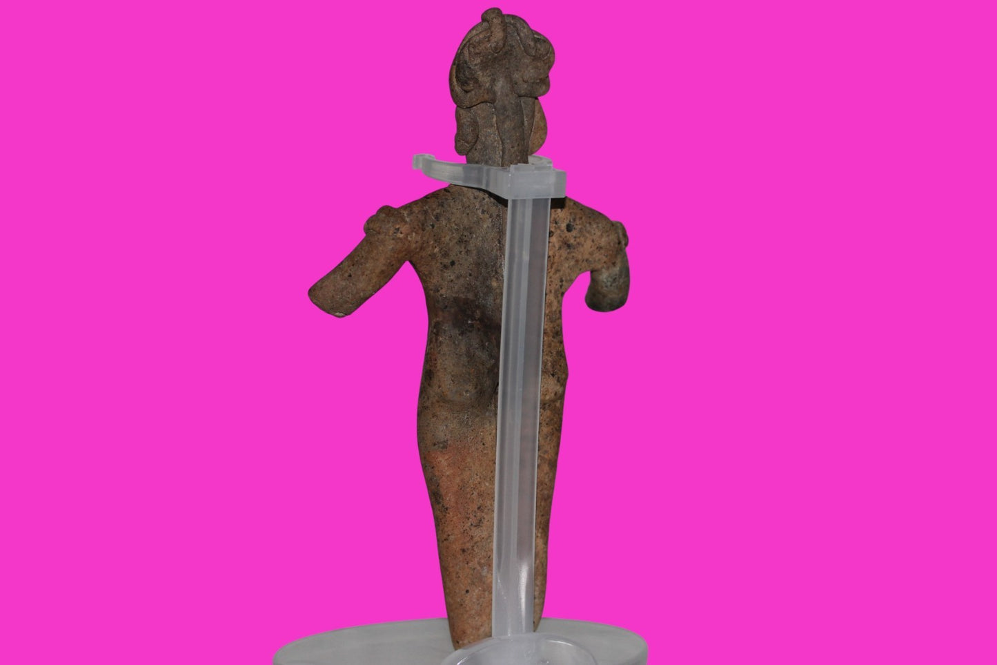 Pre Columbian Artifact 6 Inch Female Tomb Figure Colima Mexico 100 BC COA 242