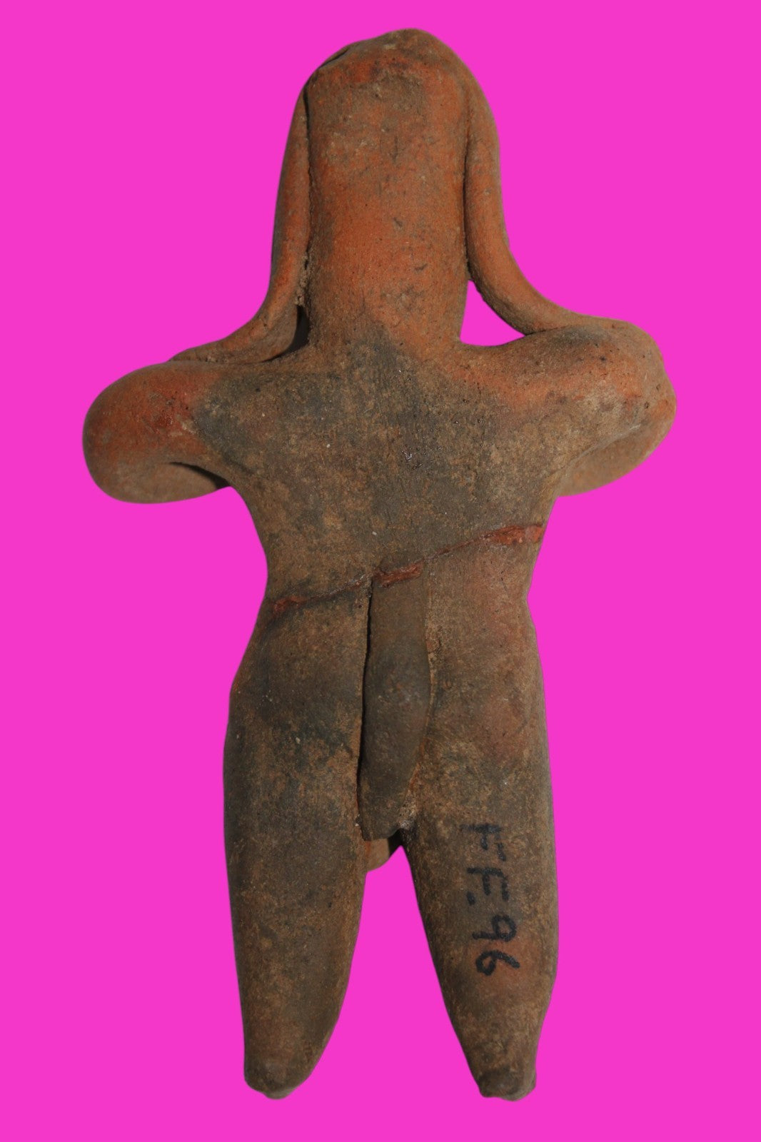 Authentic Pre Columbian Artifact Pretty Lady Tomb Figure Colima Mexico COA 13