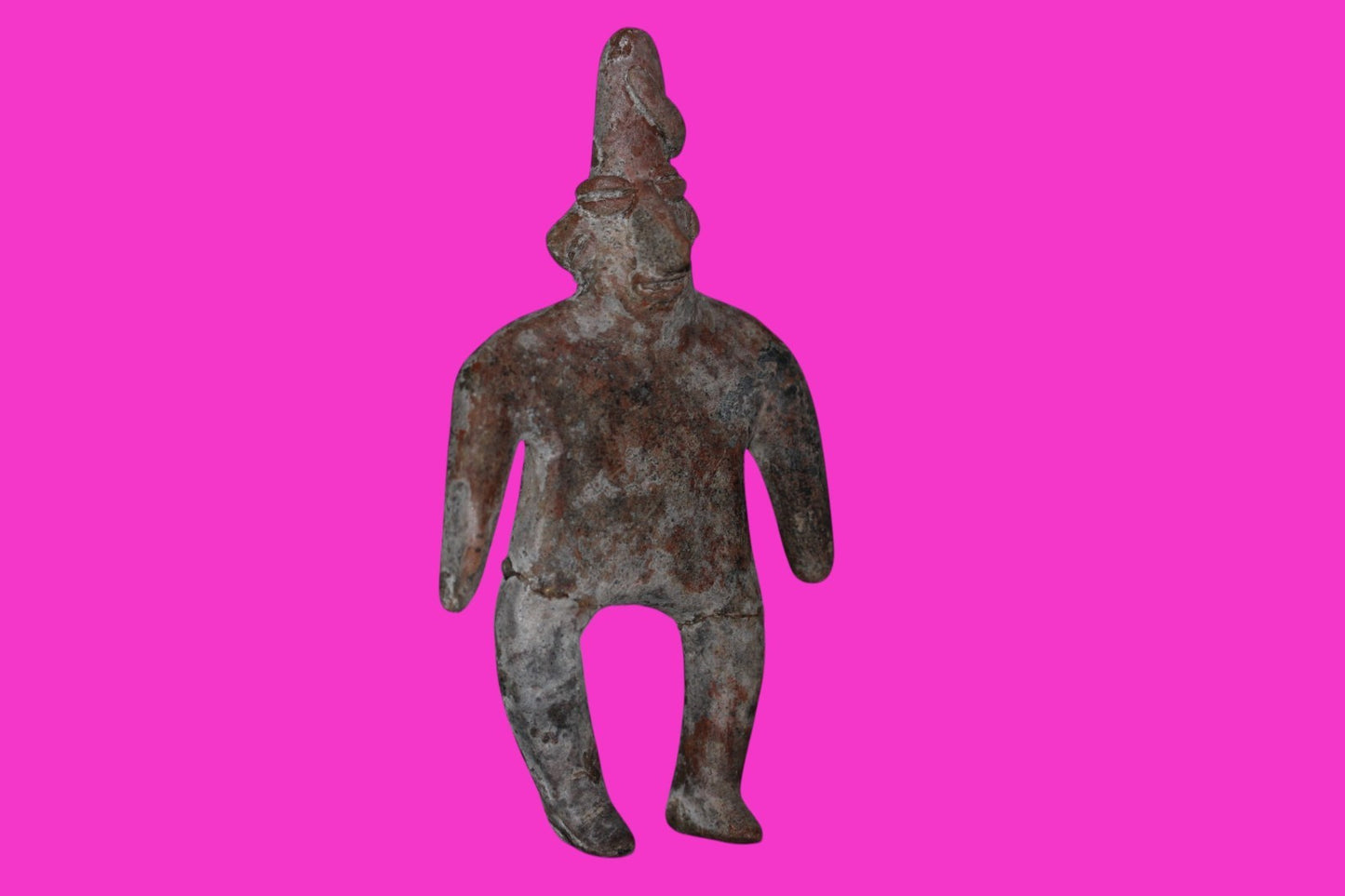 Authentic Pre Columbian Artifact Male Archaic Tomb Figure Colima Mexico COA 19
