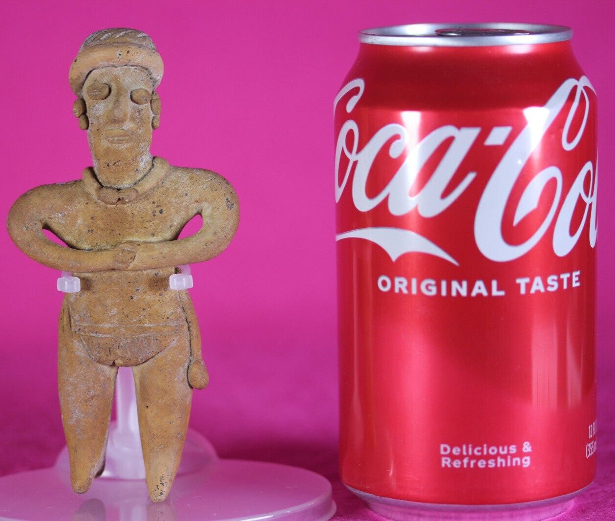 Pre Columbian Artifact Colima Figure Mexico 300BC-300AD Certified COA J77