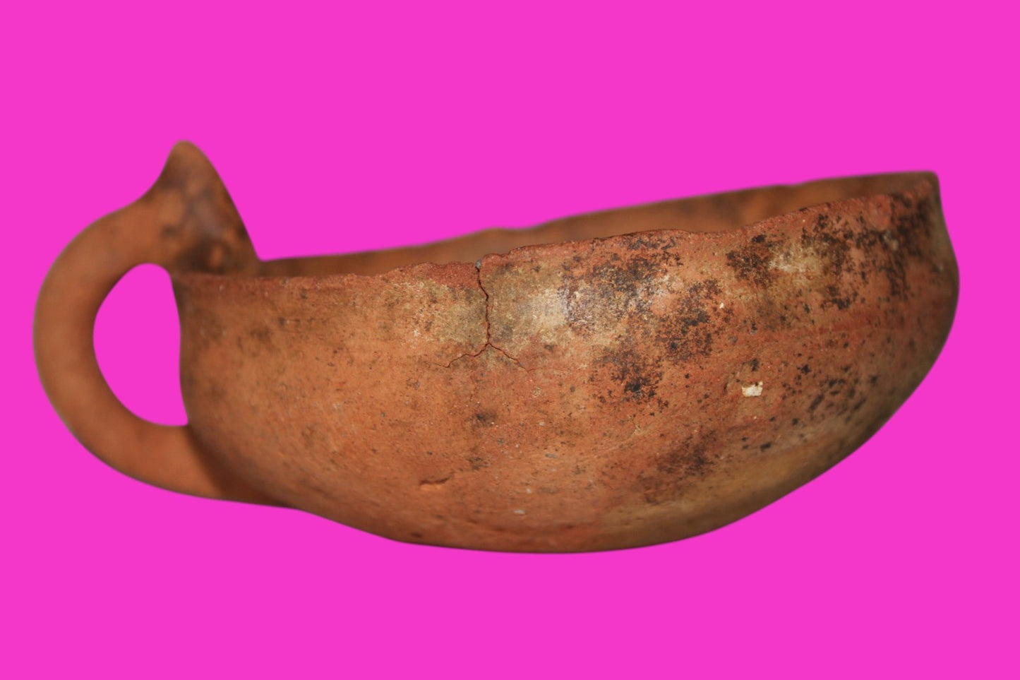 Ancient Holy Land Artifact 4000 Year Old Cup Time of Abraham 2000 BC COA J113