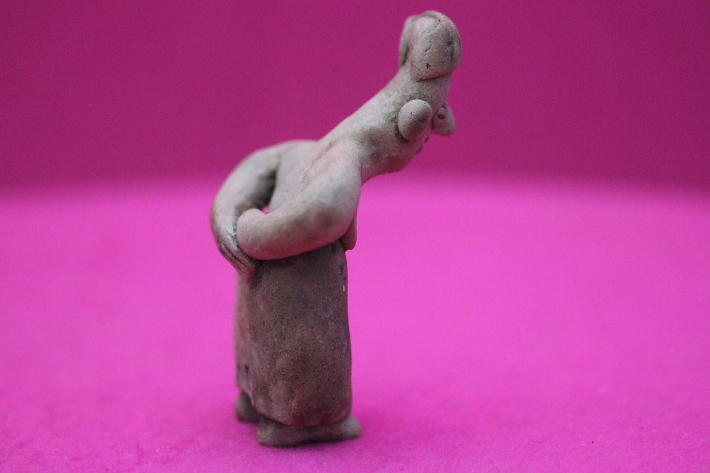 Authentic Pre Columbian Artifact Rare Grandma Tomb Figure Colima Mexico COA 156