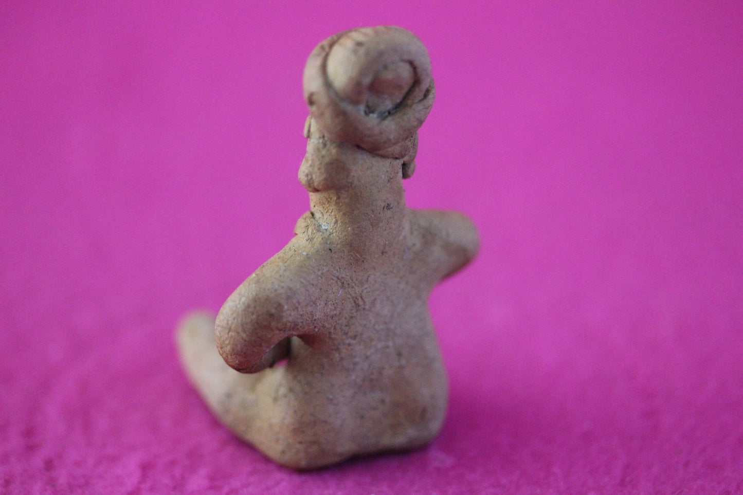 Pre Columbian Artifact Authentic Rare Seated Tomb Figure Colima Mexico COA 189
