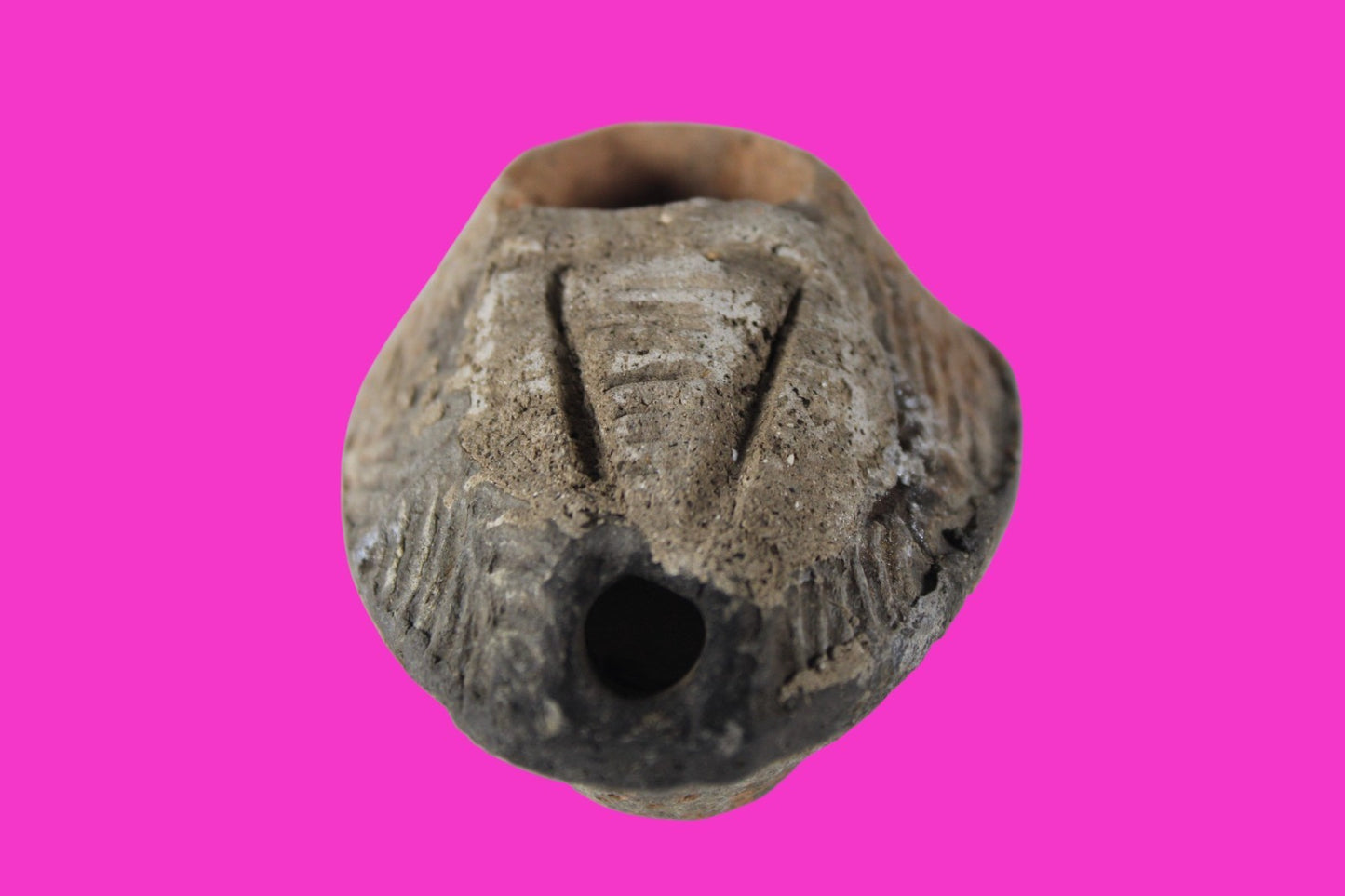 Oil Lamp Holy Land Ancient Artifact Jesus Christ Home Israel 300-600 AD COA 124