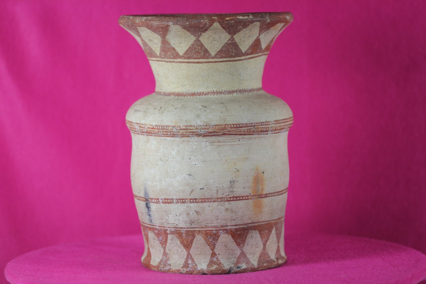 Large Ban Chiang Thailand Artifact Very Rare Pottery Jar 300-200 BC COA T122