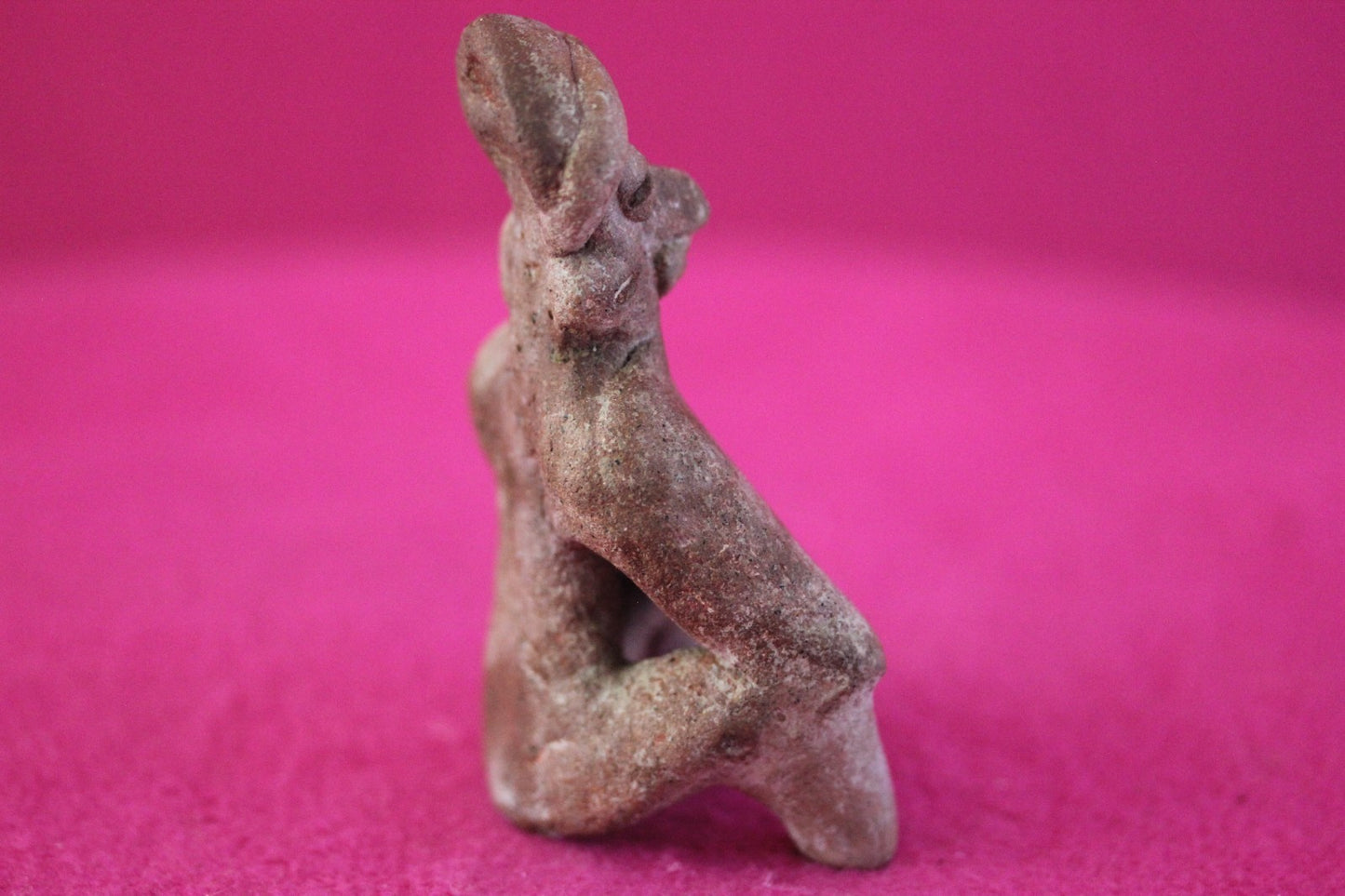 Authentic Pre Columbian Artifact Rare Skirted Tomb Figure Colima Mexico COA 185