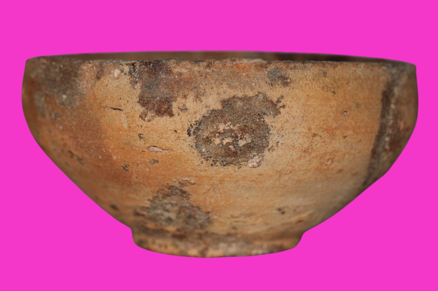 Ancient Holy Land Bowl Artifact 4000 Years OldTime of Abraham 2000 BC COA J126