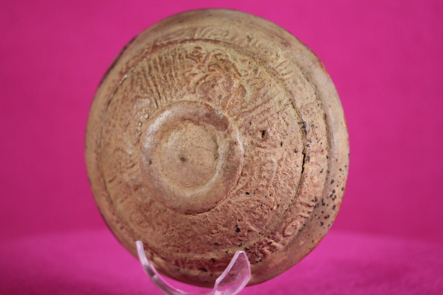 Authentic Pre Columbian Artifact Mayan Molded Bowl Yucatan 250-900 AD COA J98