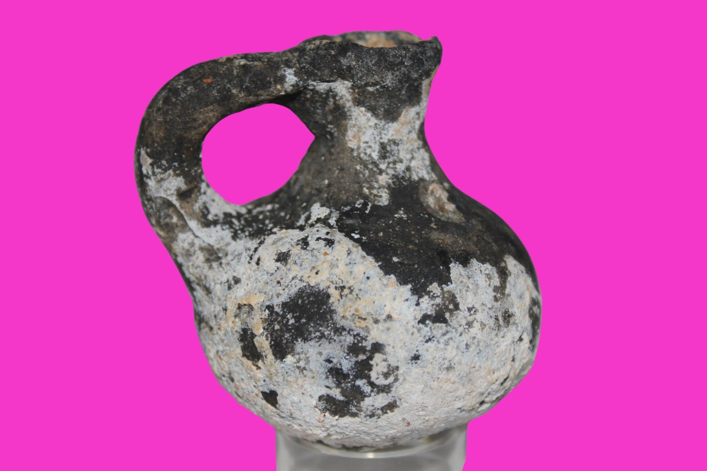 Ancient Holy Land Artifact King David Mini Jugglet Christ Home Land 1000BC COA 1