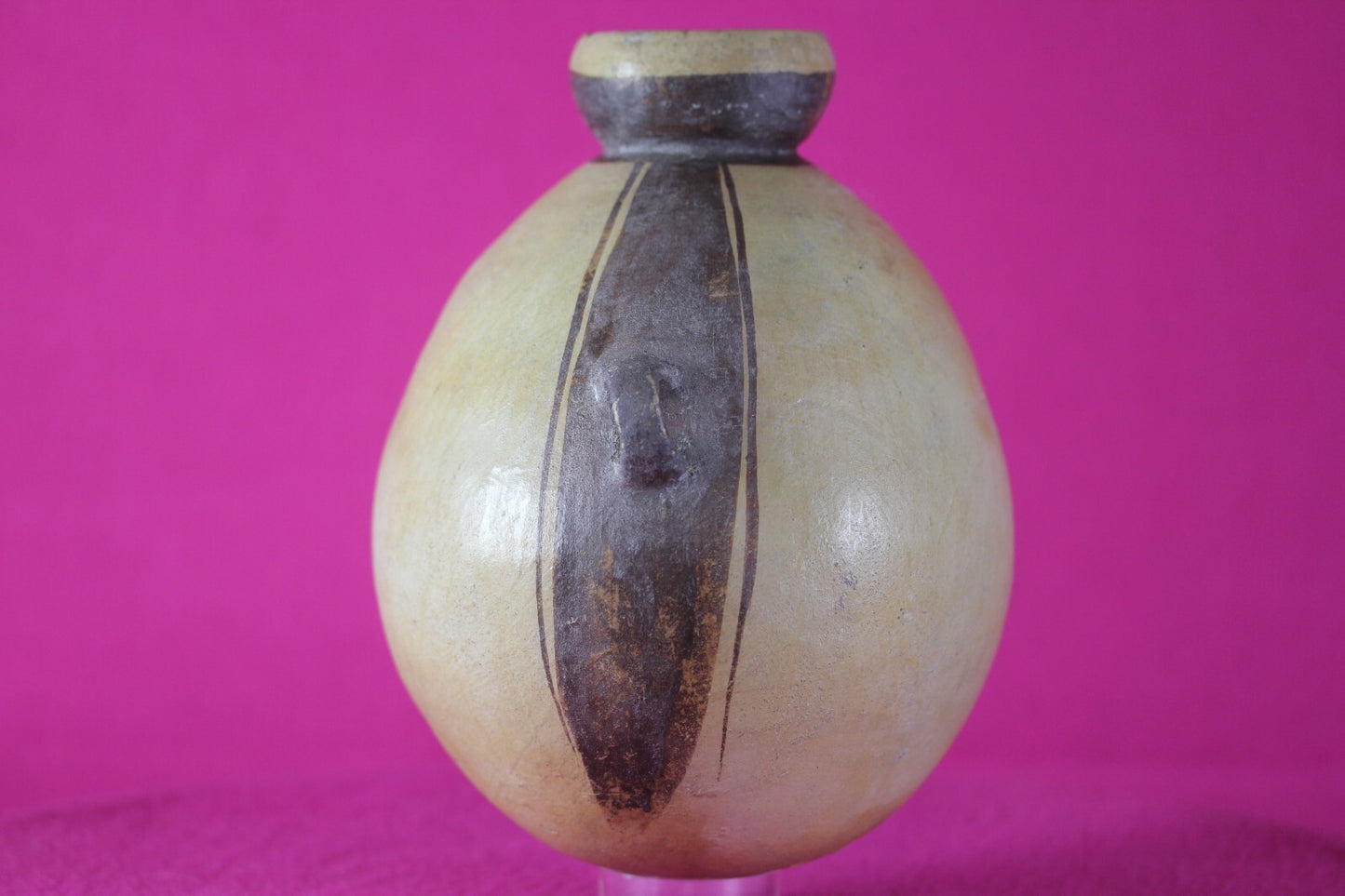 Authentic Pre Columbian Chancay Artifact 800-1200 AD Pottery Jar Peru COA T09