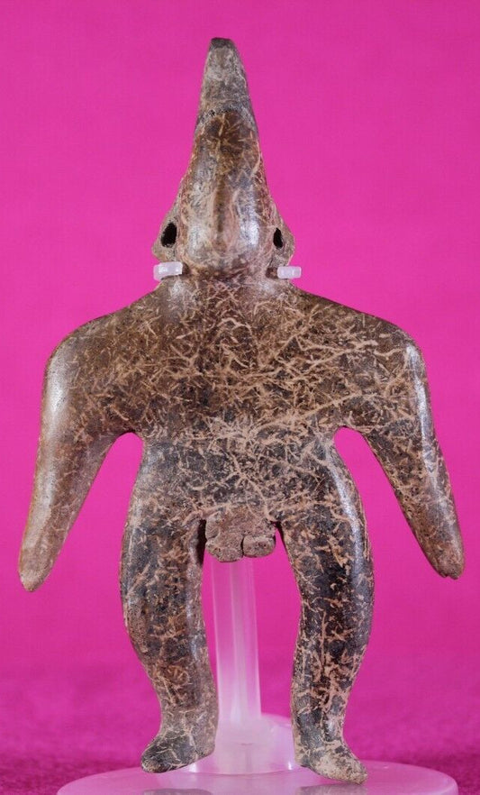 Pre Columbian Artifact Authentic Colima Shaman Mexico Ex Arte Primitivo COA J59