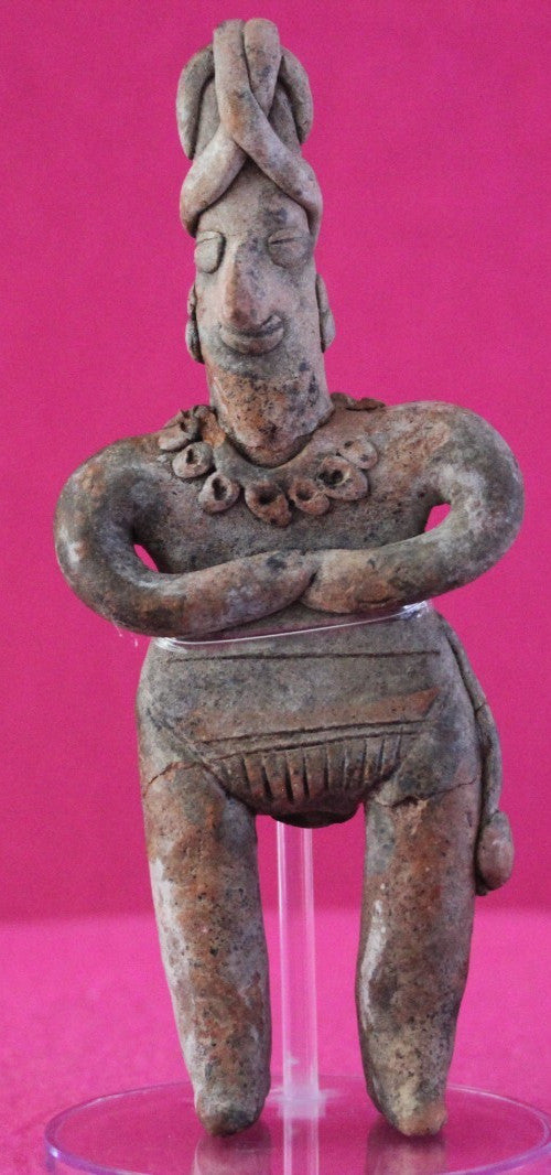 Pre Columbian Authentic Artifact Tomb Figure Colima Mexico 100 BC-250 AD COA 161