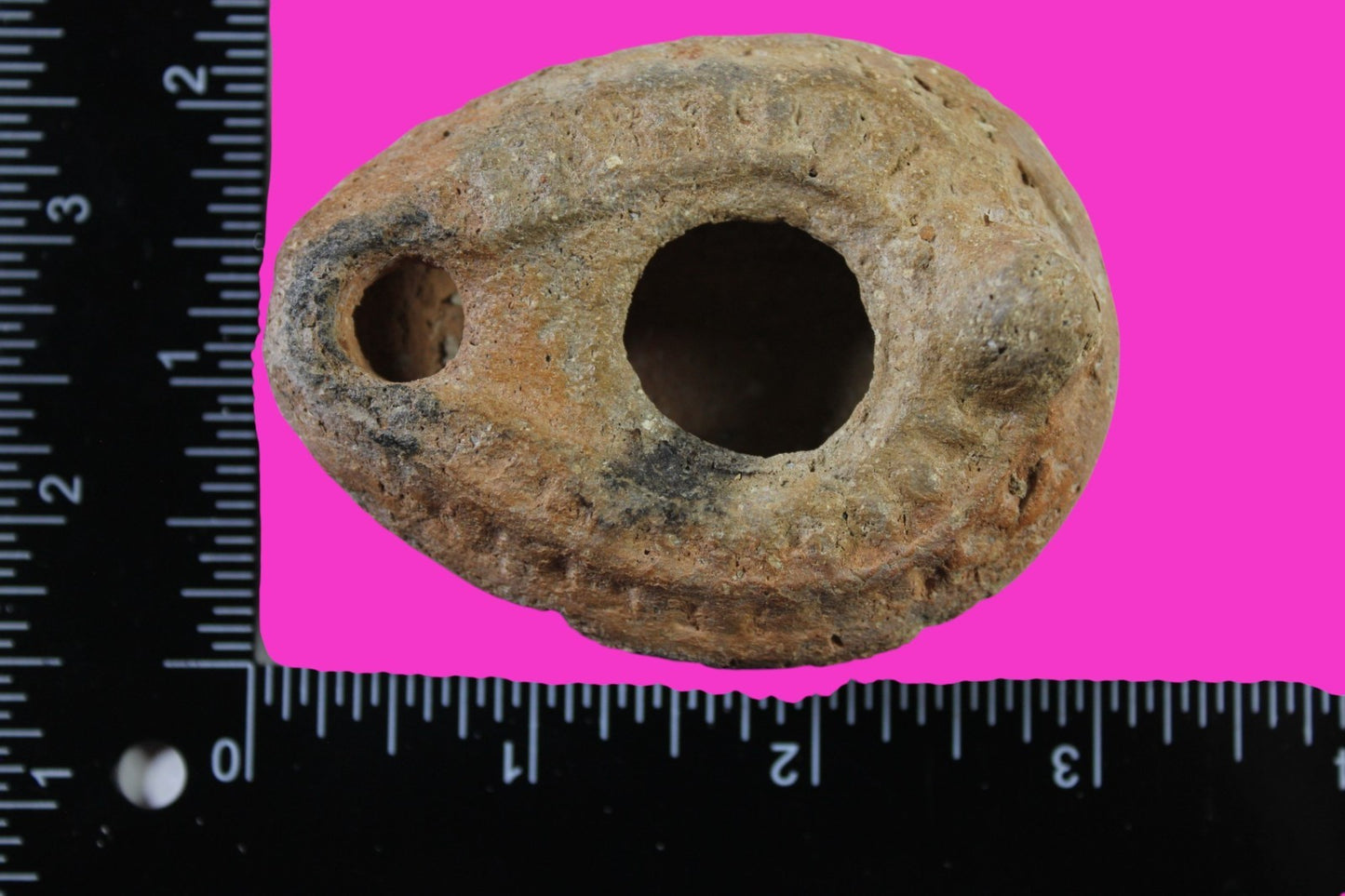 Ancient Holy Land Oil Lamp Artifact Jesus Christ Homeland 100 - 400 AD COA L11