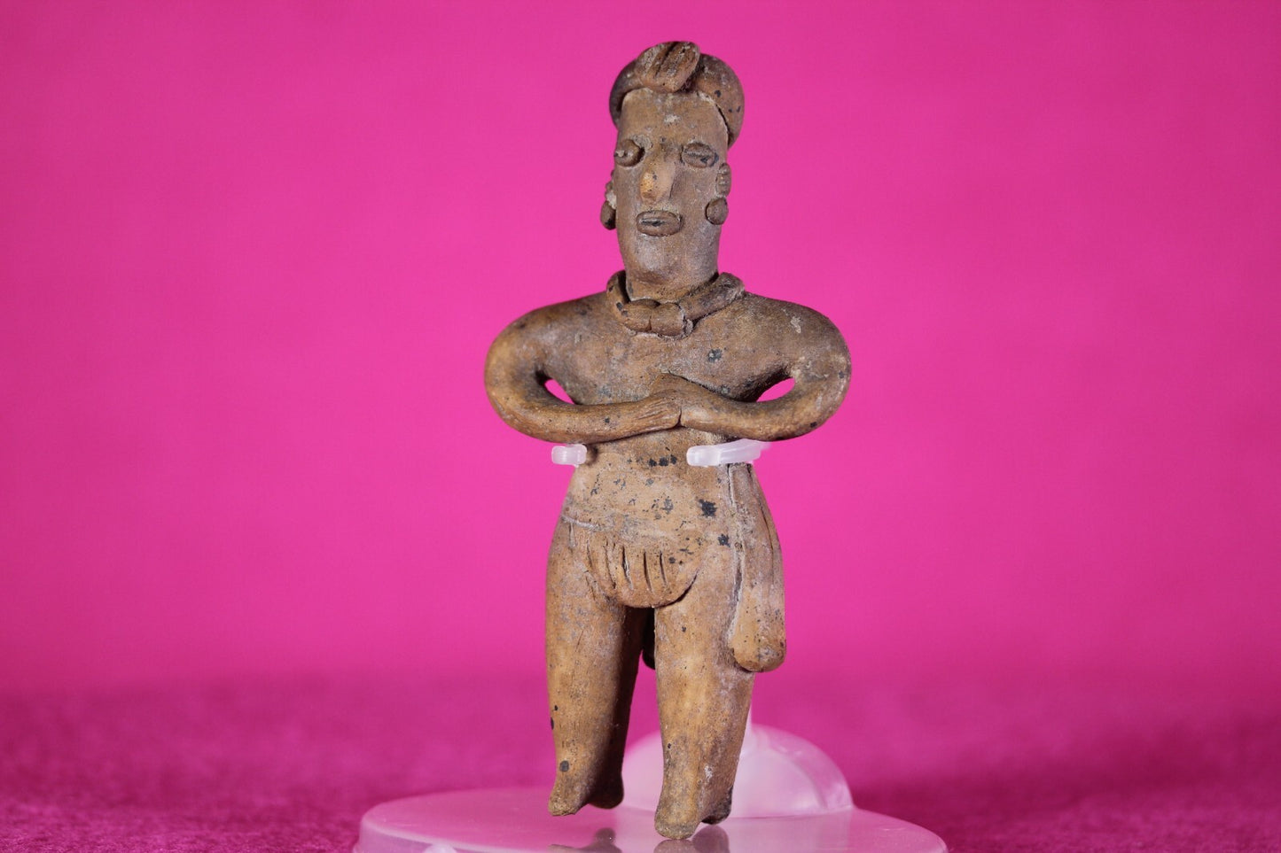 Pre Columbian Artifact Colima Figure Mexico 300BC-300AD Certified COA J73