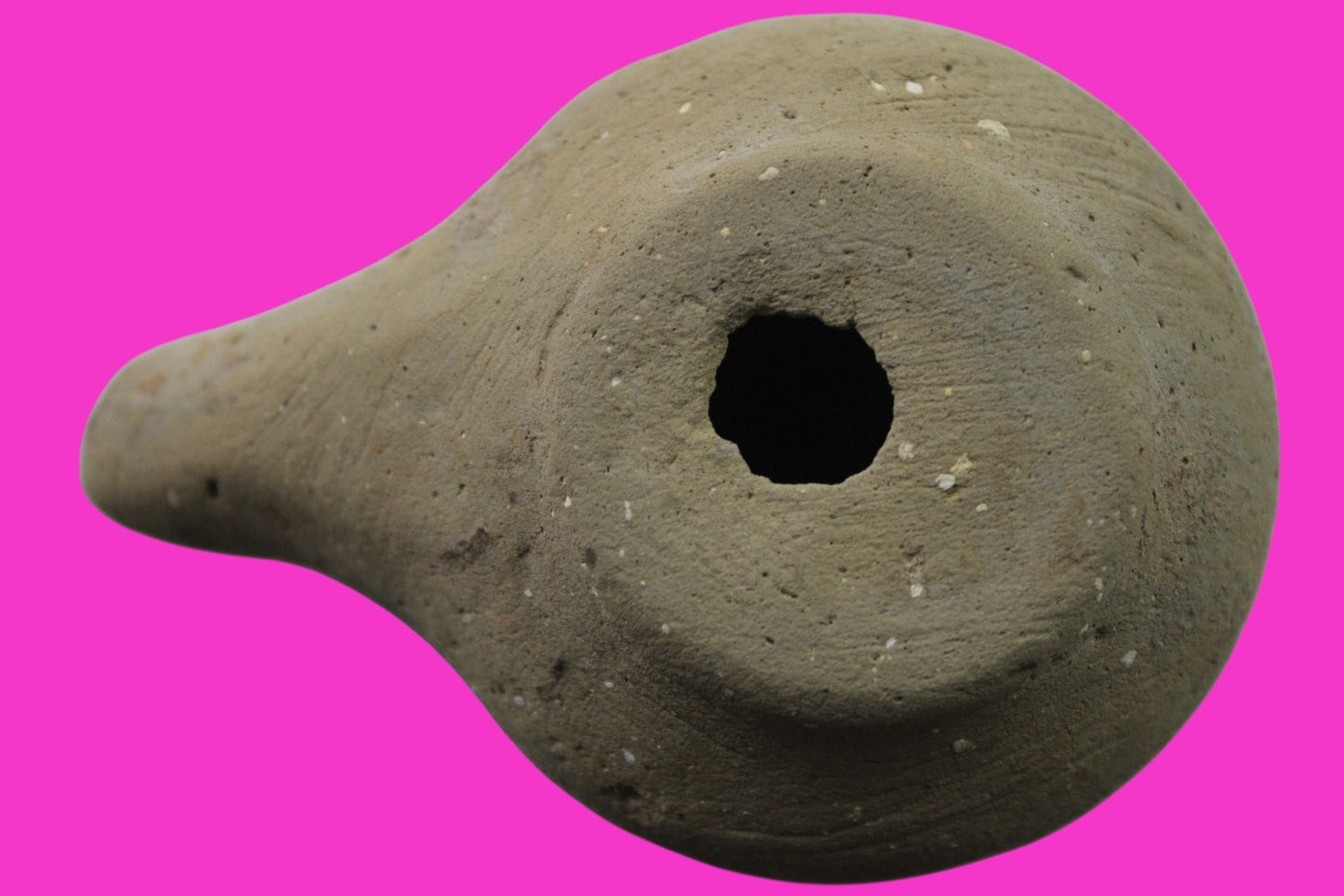 Ancient Holy Land Oil Lamp Artifact Land of Jesus Christ 100 BC-200 AD COA J150