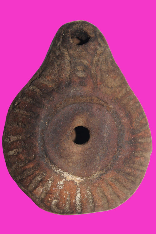 Ancient Holy Land Oil Lamp Artifact From Jesus Christ Home Land 100-500AD COA 60
