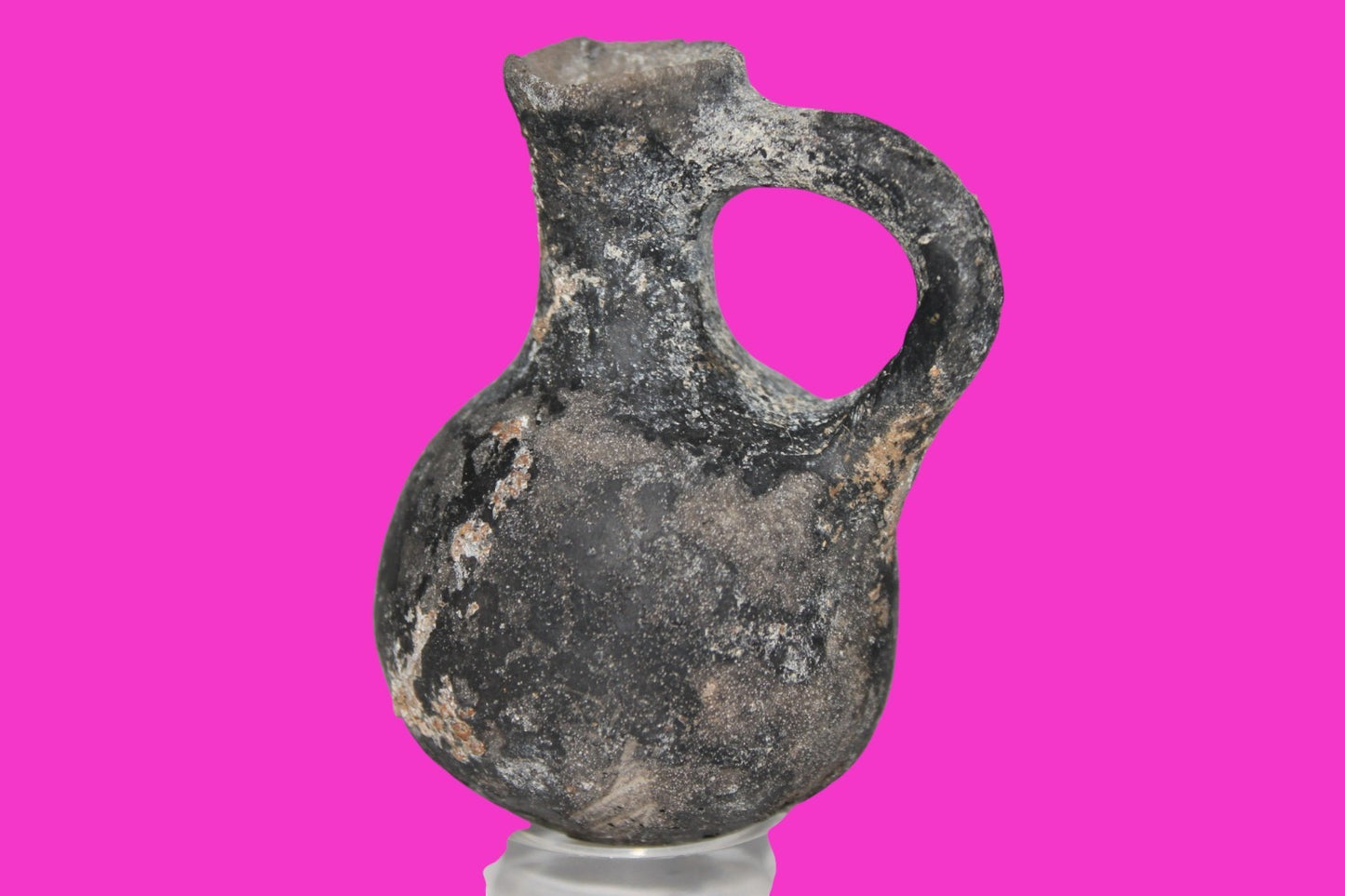 Ancient Holy Land Artifact King David Mini Jugglet Christ Home Land 1000BC COA 4