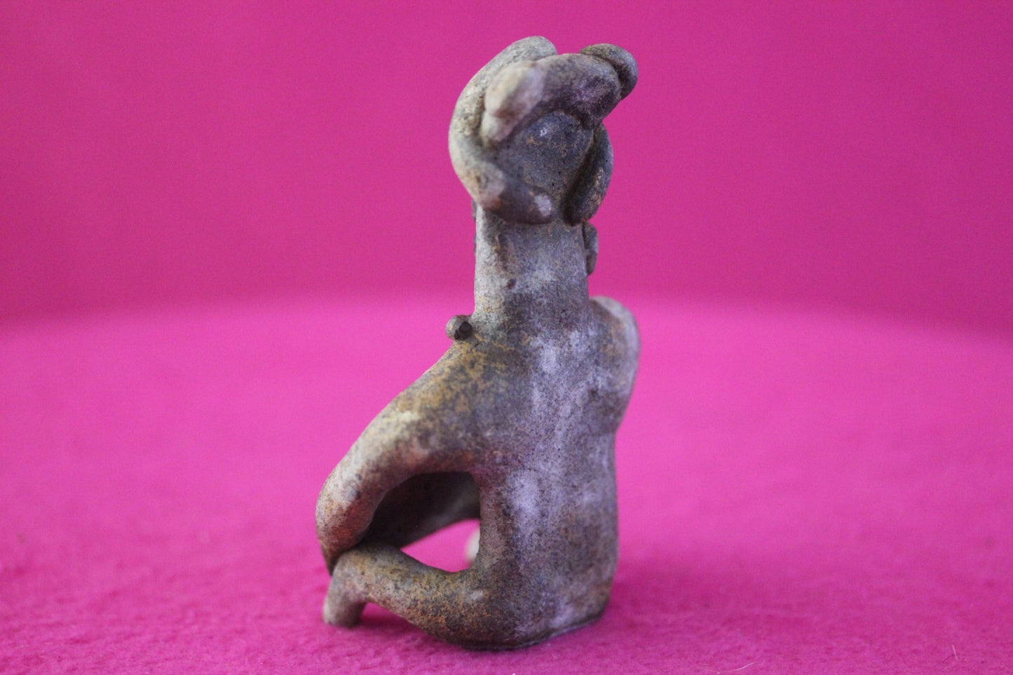 Authentic Pre Columbian Artifact Rare Skirted Tomb Figure Colima Mexico COA 184