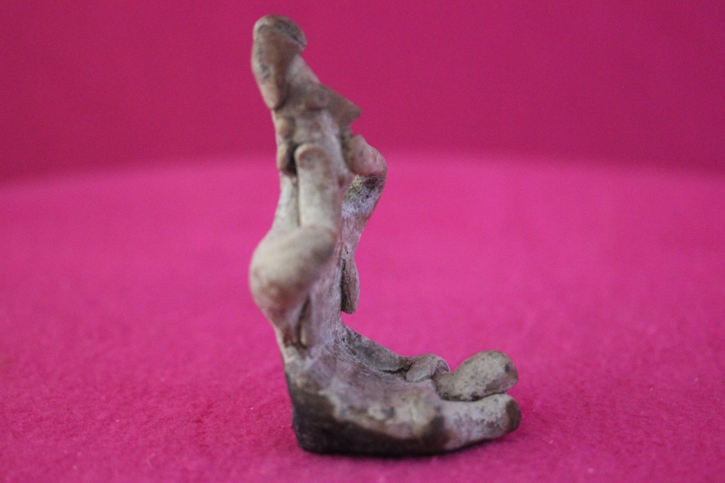 Authentic Pre Columbian Artifact Sleepy Grandma Tomb Figure Colima Mexico COA179