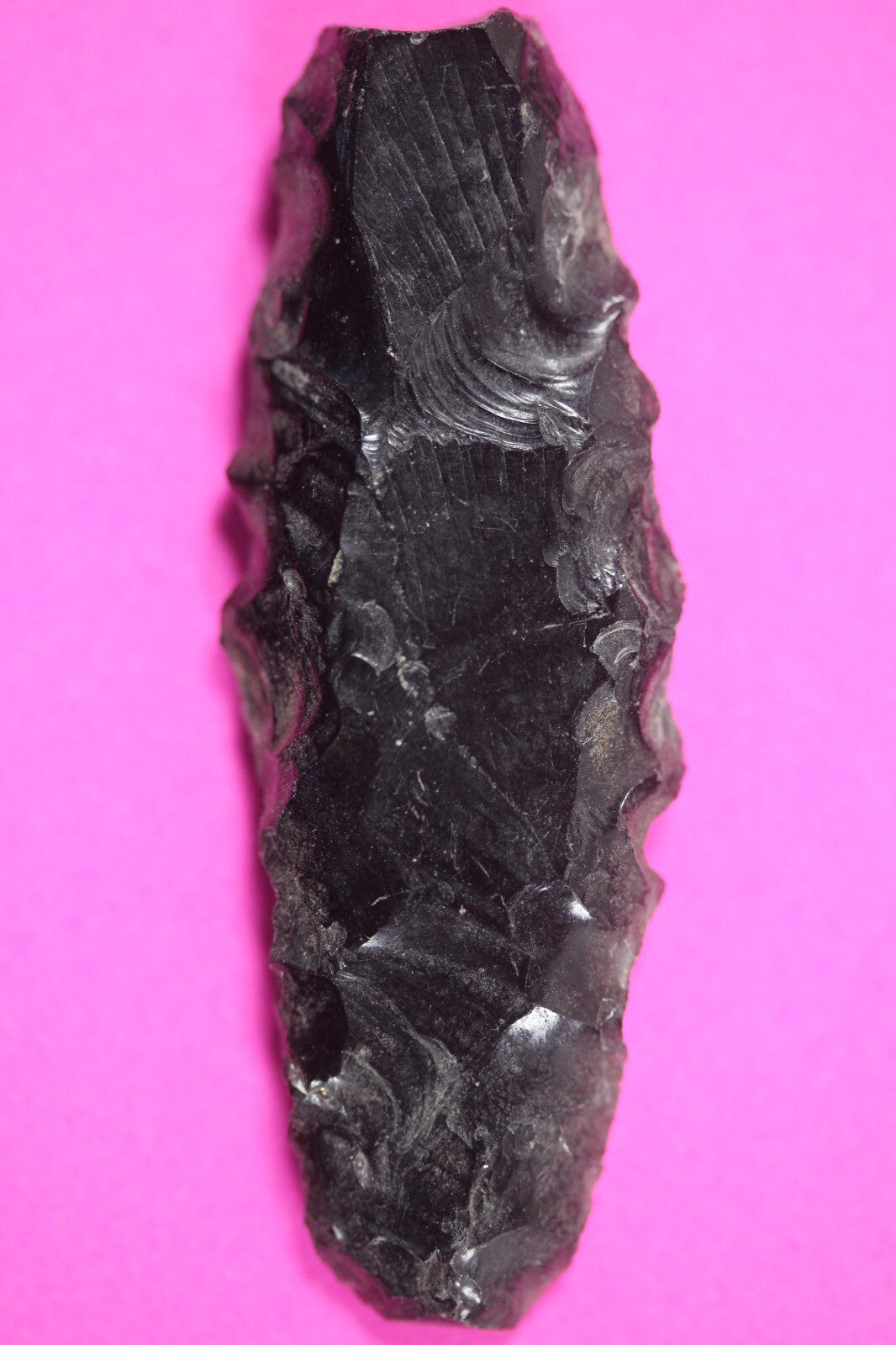 Pre Columbian Artifact Authentic Aztec Arrowhead Battle of Mexico City COA 19