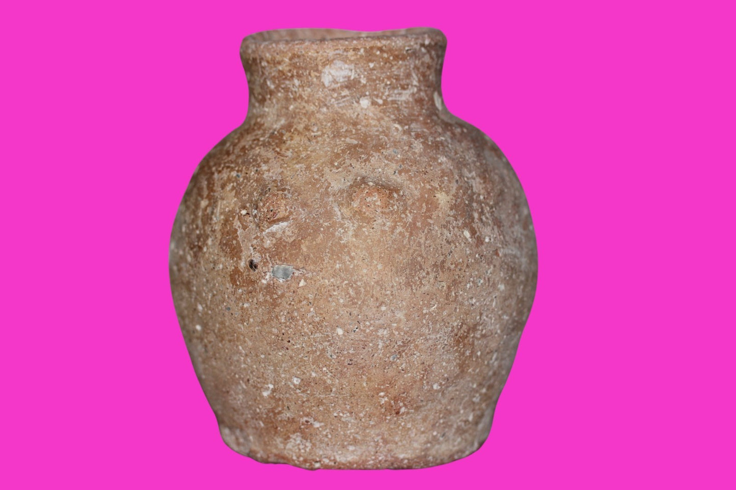 Time of Canaanites Holy Land Artifact Ancient Jar 5500 Year Old 3500 BC COA J142